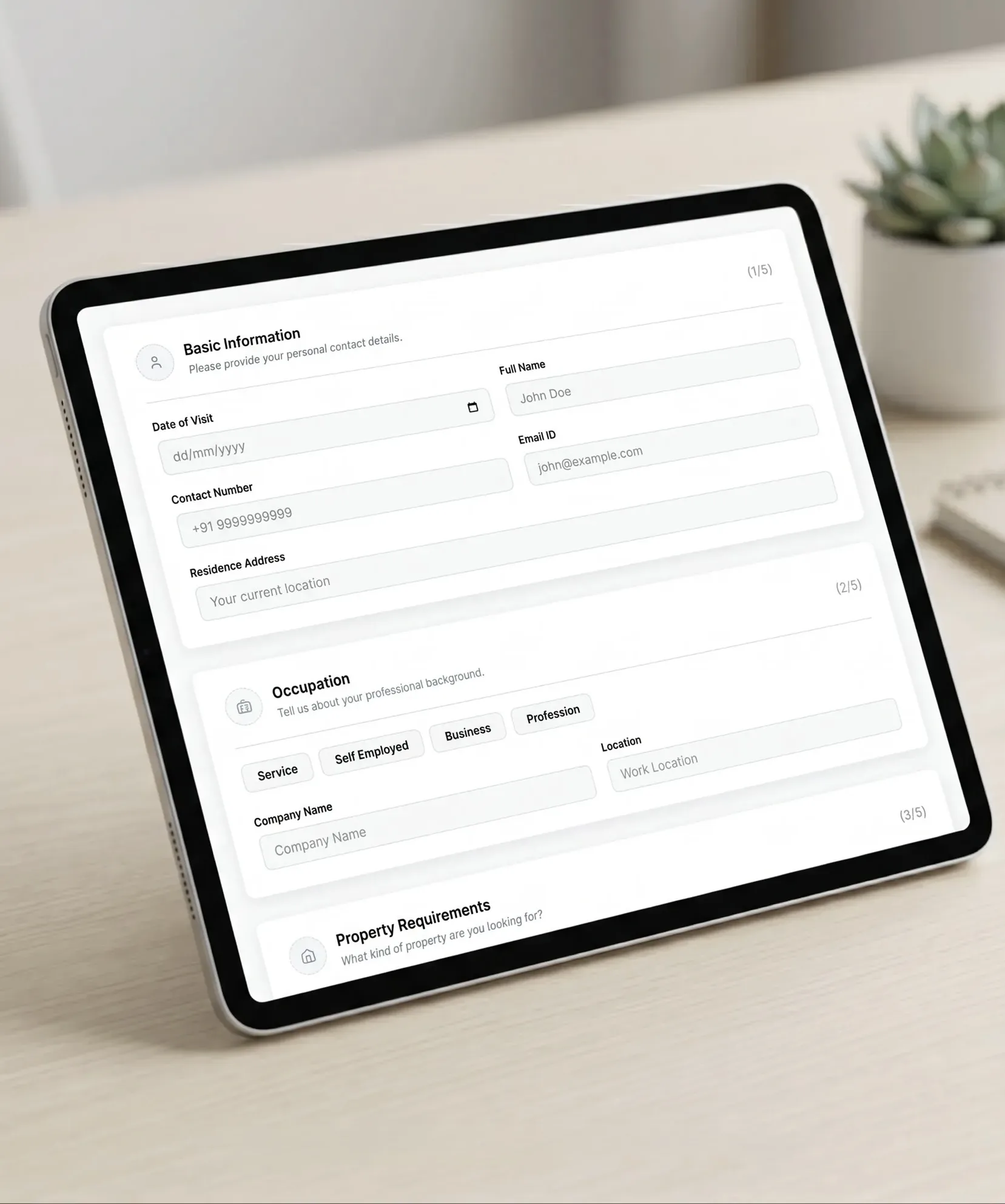Digitizing lead management across multiple real estate projects