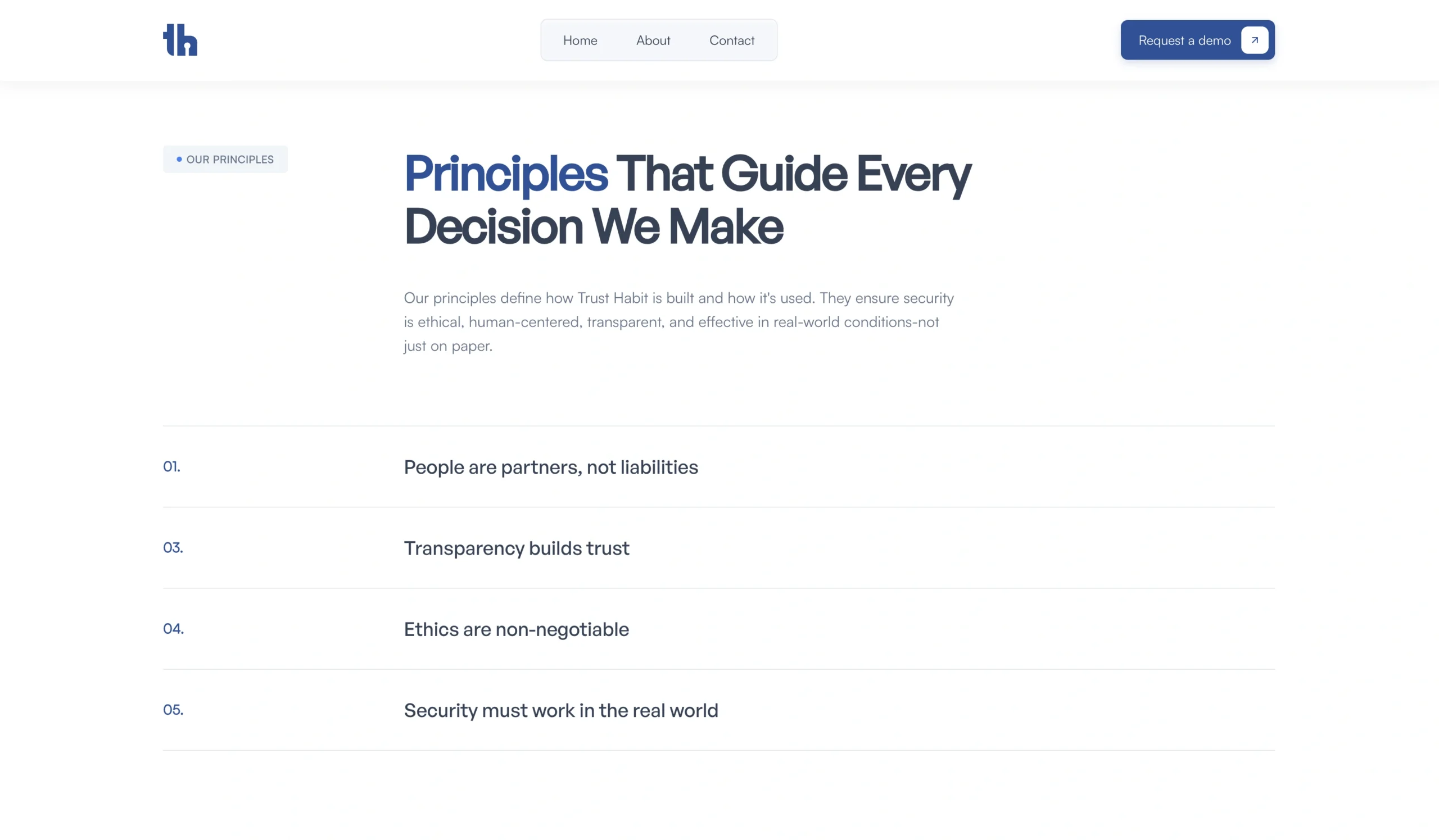 Trust Habit